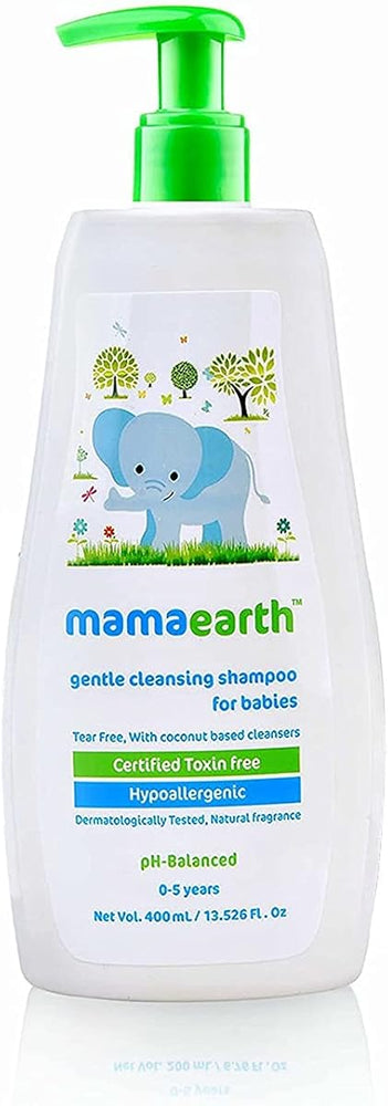 Mamaearth Gentle Cleansing Baby Shampoo - Coconut and Jojoba Oil, 400ml