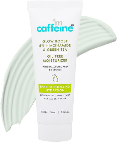 mCaffeine Green Tea Oil-Free Moisturizer with Niacinamide 5% - 72hrs Hydration