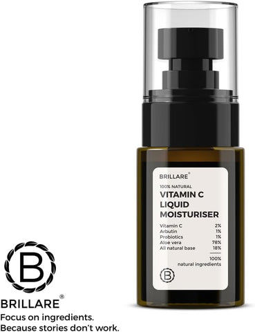 Brillaire Vitamin C Liquid Moisturiser - 100% Natural, 50ml - Image 5