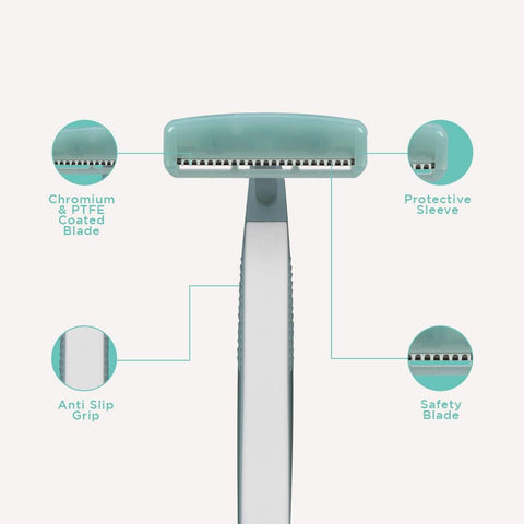 Pee Safe FURR Bikini Line Razor - Compact Design, Chromium & PTFE - 1 Unit - Image 5