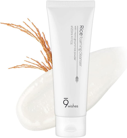 9Wishes Rice Foaming Cleanser with Korean Rice Powder - 120ml