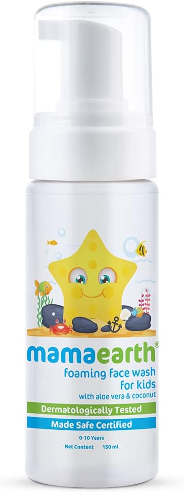 Mamaearth Kids Foaming Face Wash with Aloe Vera & Lavender Oil - 150ml