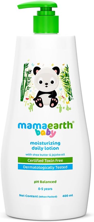 Mamaearth Baby & Kids Moisturizing Lotion - Shea Butter & Jojoba Oil, 400ml