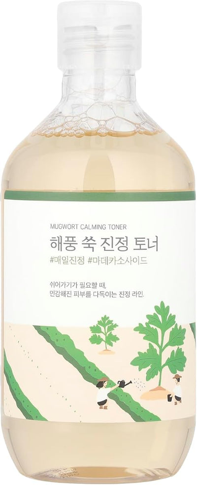 Round Lab Mugwort Calming Face Toner with Madecassoside, 300ml