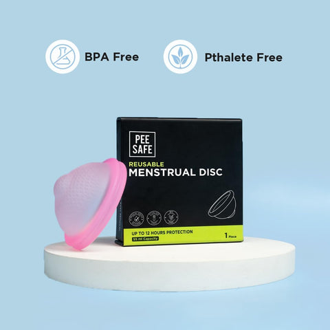 Pee Safe Menstrual Disc - Reusable, Leak-Free Comfort, 12-Hour Protection - Image 3