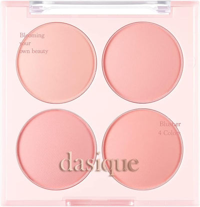 Dasique Blending Mood Cheek Palette #07 Candy Berry - Vegan, 4 Shades