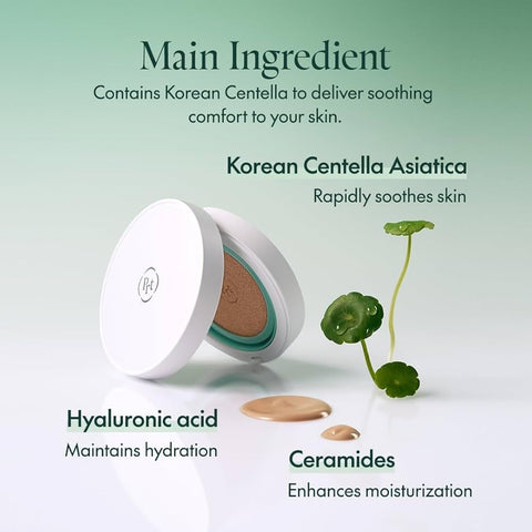Purito Wonder Releaf Centella BB Cushion with Asian Pennywort - 23 Natural Beige, 15g - Image 4