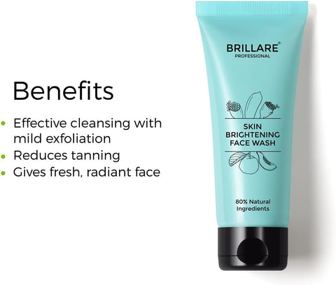 Brillaire Skin Brightening Face Wash - Papaya & Lime Caviar, 100ml - Image 3