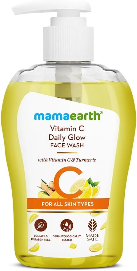 Mamaearth Vitamin C Face Wash with Turmeric & Aloe Vera - 250ml