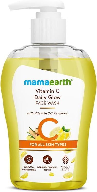 Mamaearth Vitamin C Face Wash with Turmeric & Aloe Vera - 250ml