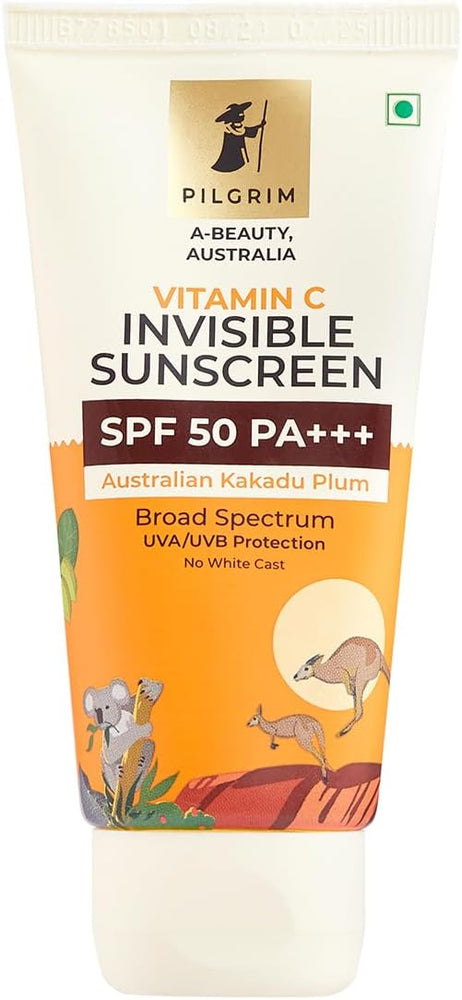 Pilgrim Vitamin C Invisible Sunscreen SPF 50 PA+++ Gel – 45ml