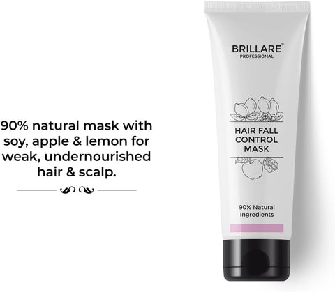 Brillaire Hair Fall Control Mask with Apple & Soya Protein - 125ml - Image 2