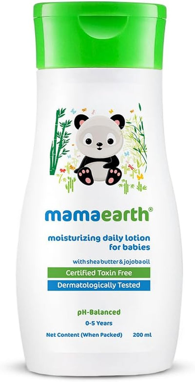 Mamaearth Baby Moisturizing Lotion with Shea Butter & Jojoba Oil - 200ml
