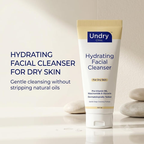 Undry Hydrating Facial Cleanser with Niacinamide & Pro-Vitamin B5 - 100 ml - Image 2