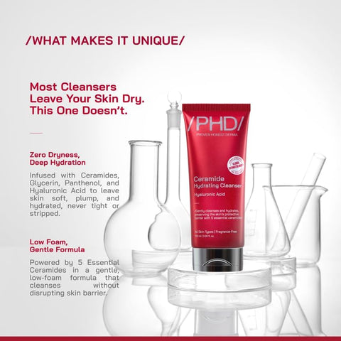PHD Ceramide Hydrating Cleanser with Hyaluronic Acid - 100ml - Image 5