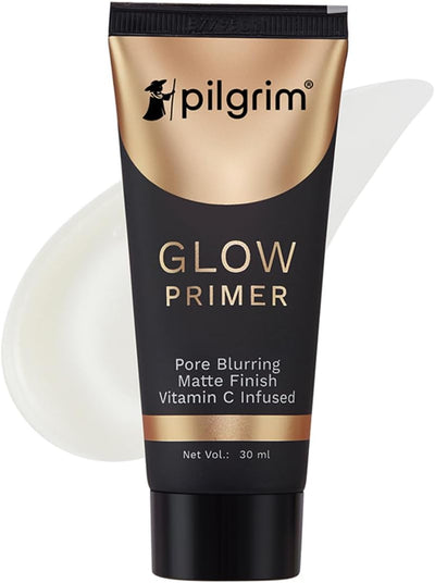 Pilgrim Glow Primer Gel-Based, Vit C+E Infused, Velvety Matte Finish - 30ml