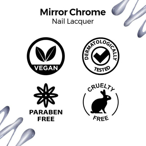 Nykaa Mirror Chrome Nail Lacquer- Blonde Gold - Shade No - 164