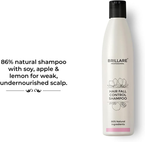 Brillaire Hair Fall Control Shampoo - Soy Protein, 300 ml - Image 2