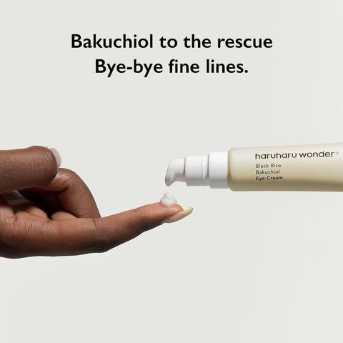 Haruharu Black Rice Bakuchiol Eye Cream - Retinol Alternative, 20ml - Image 2