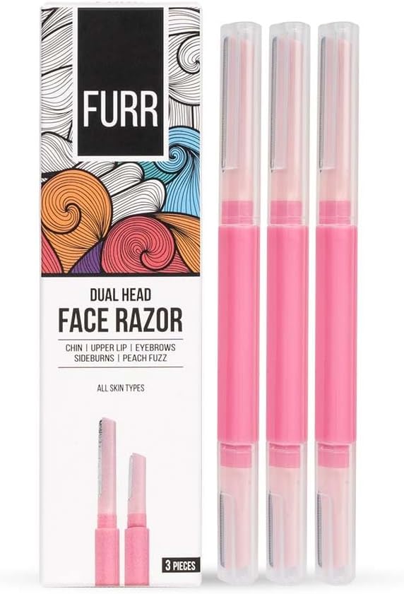 Pee Safe Furr Dual Head Face Razor - 3 Pack
