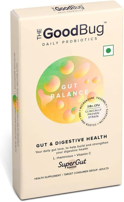 The Good Bug Gut Balance SuperGut Stick - Probiotics, Inulin & Vitamin C - 30 Days (Pack of 3)