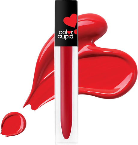 Color Cupid Liquid Lipstick with Hyaluronic Acid & Ceramide - Long Stay Red LL1 - 4ml