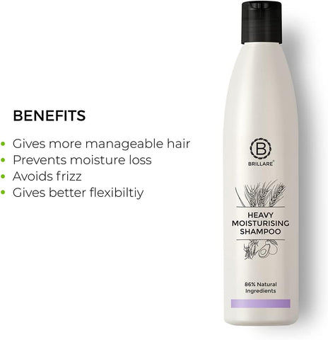 Brillaire Heavy Moisturising Shampoo with Wheat Germ & Avocado - 300ml - Image 5