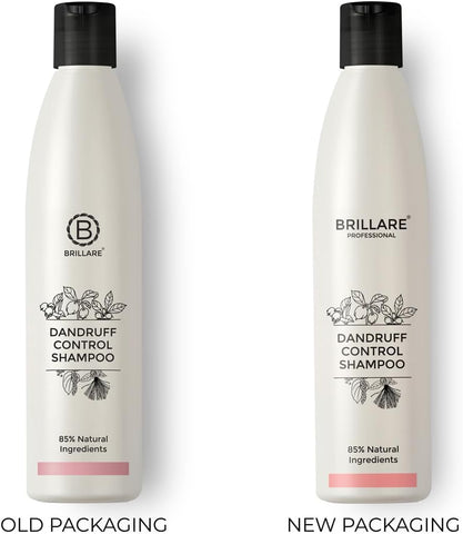 Brillaire Dandruff Control Shampoo - 85% Natural Ingredients - 300ml - Image 5