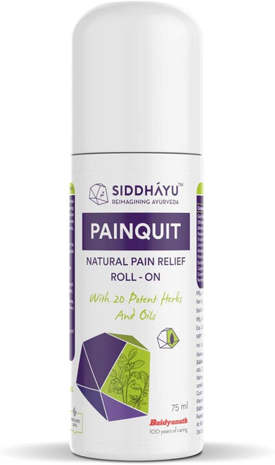 Siddhayu Painquit Roll-On for Joint and Back Pain Relief - 75ml