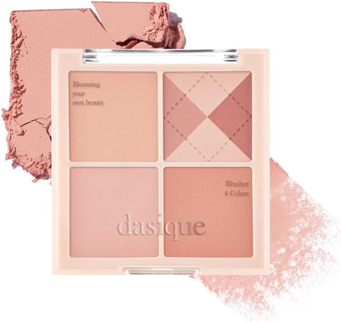 Dasique Blending Mood Cheek Palette #04 Beige Knit with Natural Lecithin - 4 Shades