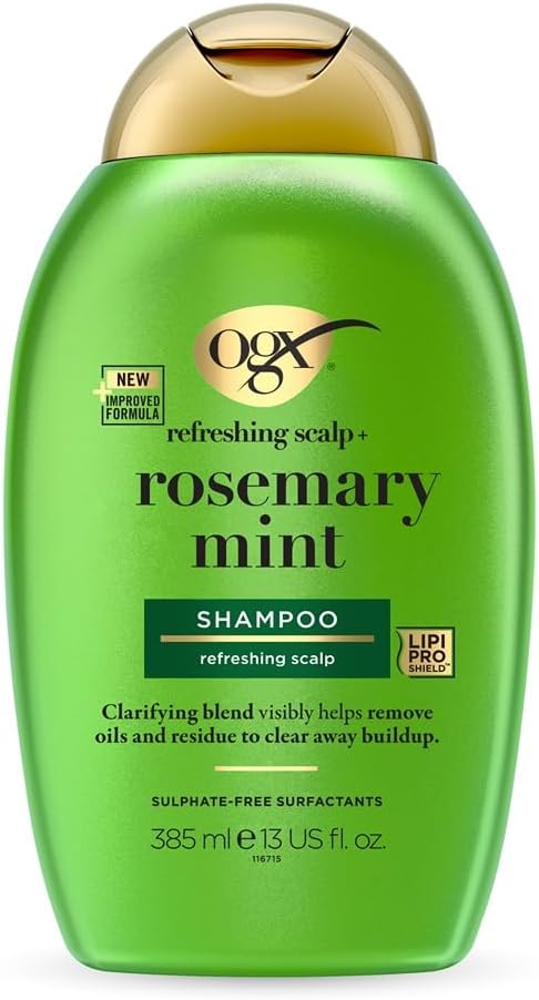 OGX Rosemary Mint Shampoo - Clarifying & Sulfate-Free - 385ml