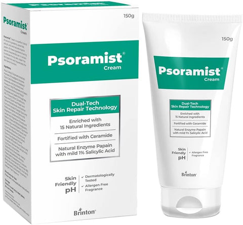 Brinton Psoramist Moisturizing Cream with Natural Ingredients & Ceramide - 150g