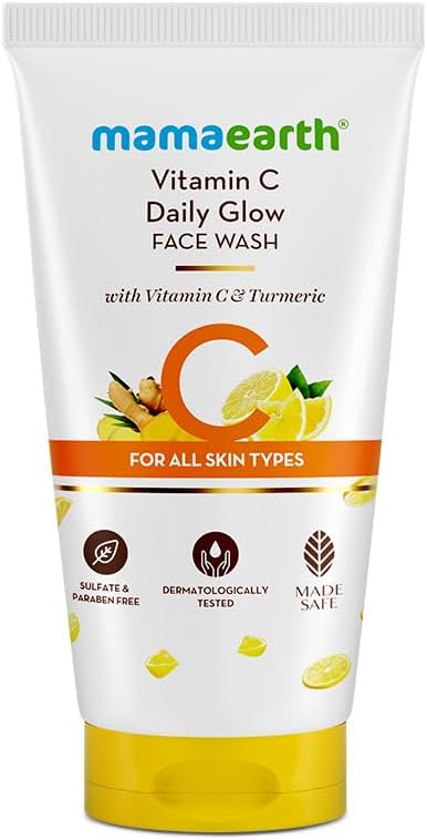 Mamaearth Vitamin C Face Wash - Brightening & Turmeric - 50ml