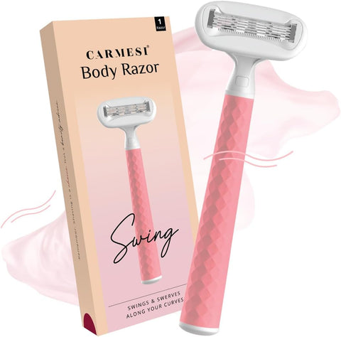 Carmesi Body Razor Swing with Moisture Ribbon and Vitamin E - Pink
