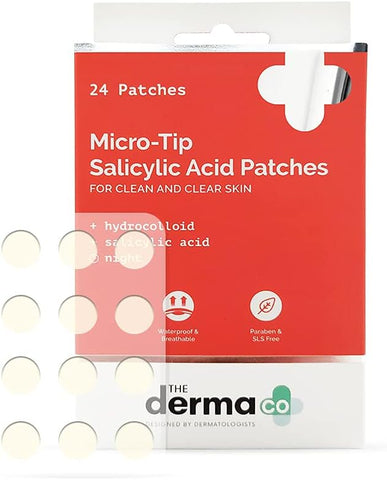 The Derma Co Micro-Tip Salicylic Acid Face Treatment Patches - 24 Pack