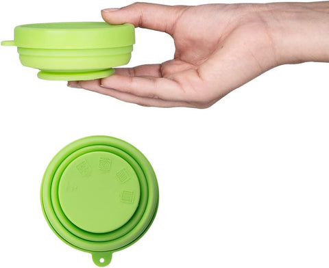 Pee Safe Menstrual Cup Sterilizing Container - Medical-Grade Silicone, Collapsible - 1 Unit - Image 2