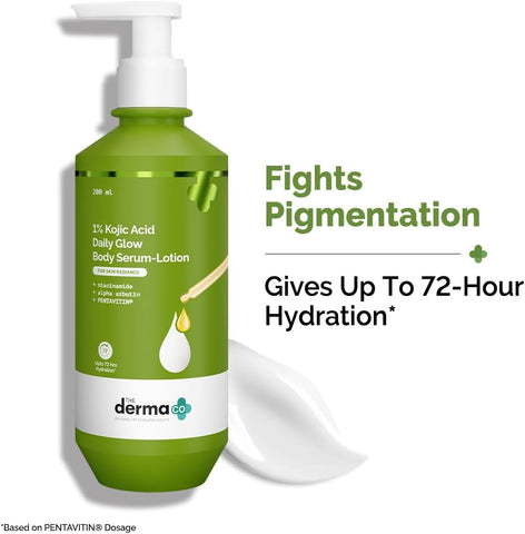 The Derma Co Body Serum Lotion with 1% Kojic Acid & Vitamin C - 250ml - Image 2