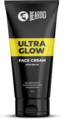 Beardo Ultraglow Face Cream 60g - All-in-One Moisturiser, SPF 30 Protection