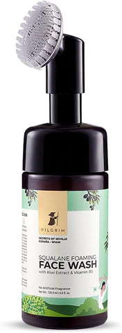 Pilgrim Spanish Squalane Foaming Face Wash with Aloe & Kiwi Extracts - 120ml