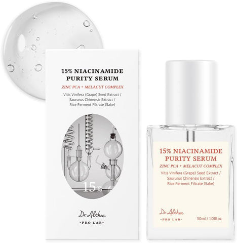 Dr.Althea 15% Niacinamide Purity Face Serum - Vegan, Pore Care, 30ml