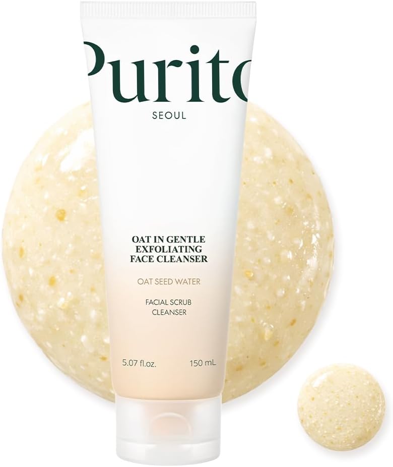 Purito Oat Gentle Exfoliating Facial Scrub Cleanser - 150ml