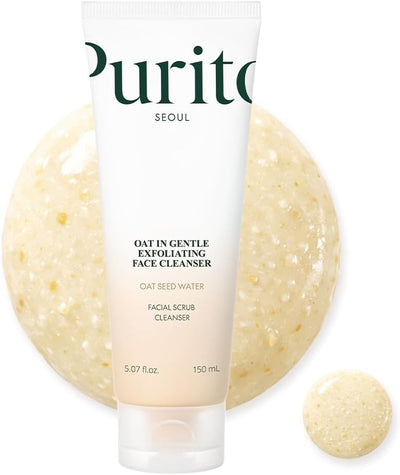 Purito Oat Gentle Exfoliating Facial Scrub Cleanser - 150ml