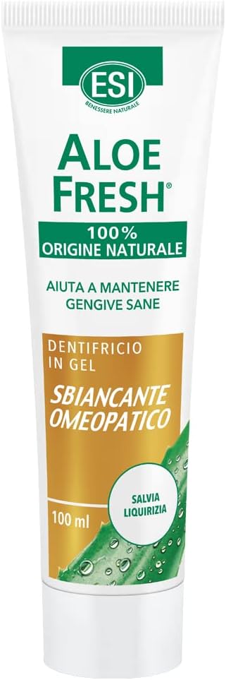 Esi Aloe Fresh Whitening Toothpaste Gel with Icelandic Lichen - 100ml
