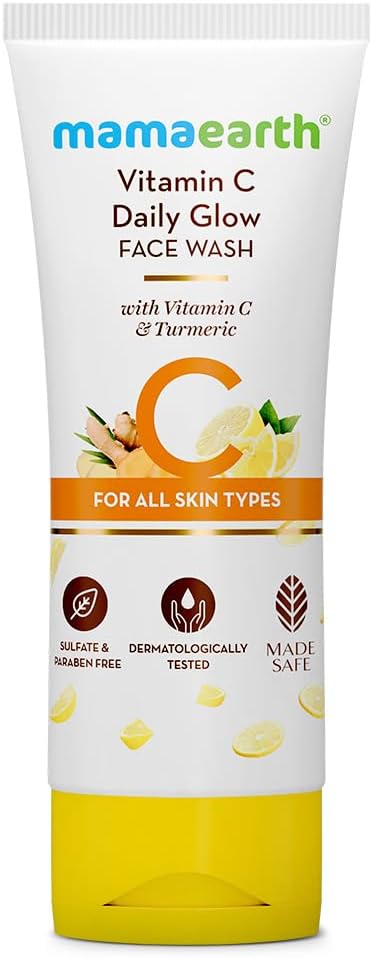 Mamaearth Vitamin C Face Wash with Turmeric & Aloe Vera - 100ml