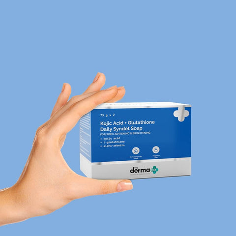The Derma Co Kojic Acid + L-Glutathione Daily Syndet Soap - 75g x 2 - Image 3