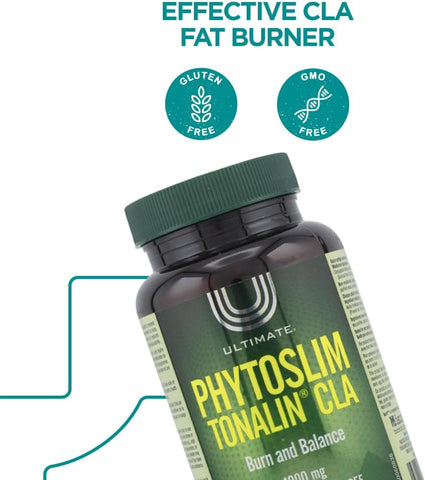 Ultimate Phytoslim Tonalin CLA Softgels - 1000mg, 60 Count - Image 3