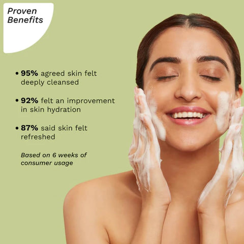 Pilgrim Spanish Squalane Foaming Face Wash with Aloe & Kiwi Extracts - 120ml - Image 5