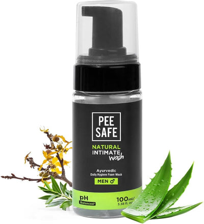 Pee Safe Natural Intimate Wash for Men with Tea Tree Oil - 100ml