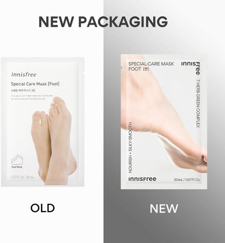 Innisfree Foot Mask with Hydrating Botanical Extracts - 7 Natural Herbal Extracts - Image 2