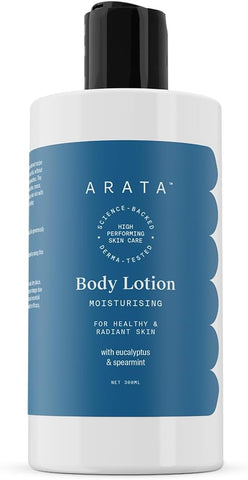 Arata Natural Moisturising Body Lotion with Shea & Cocoa Butters, 300ml
